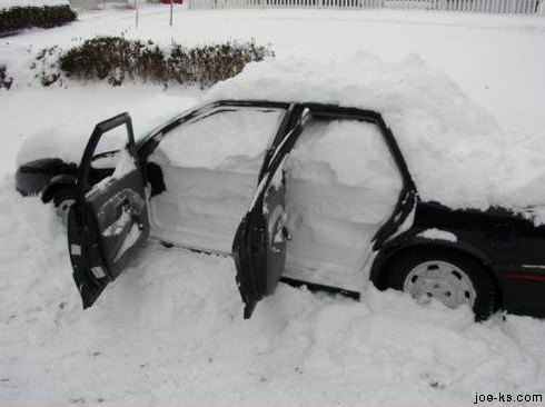 Car in the snow
