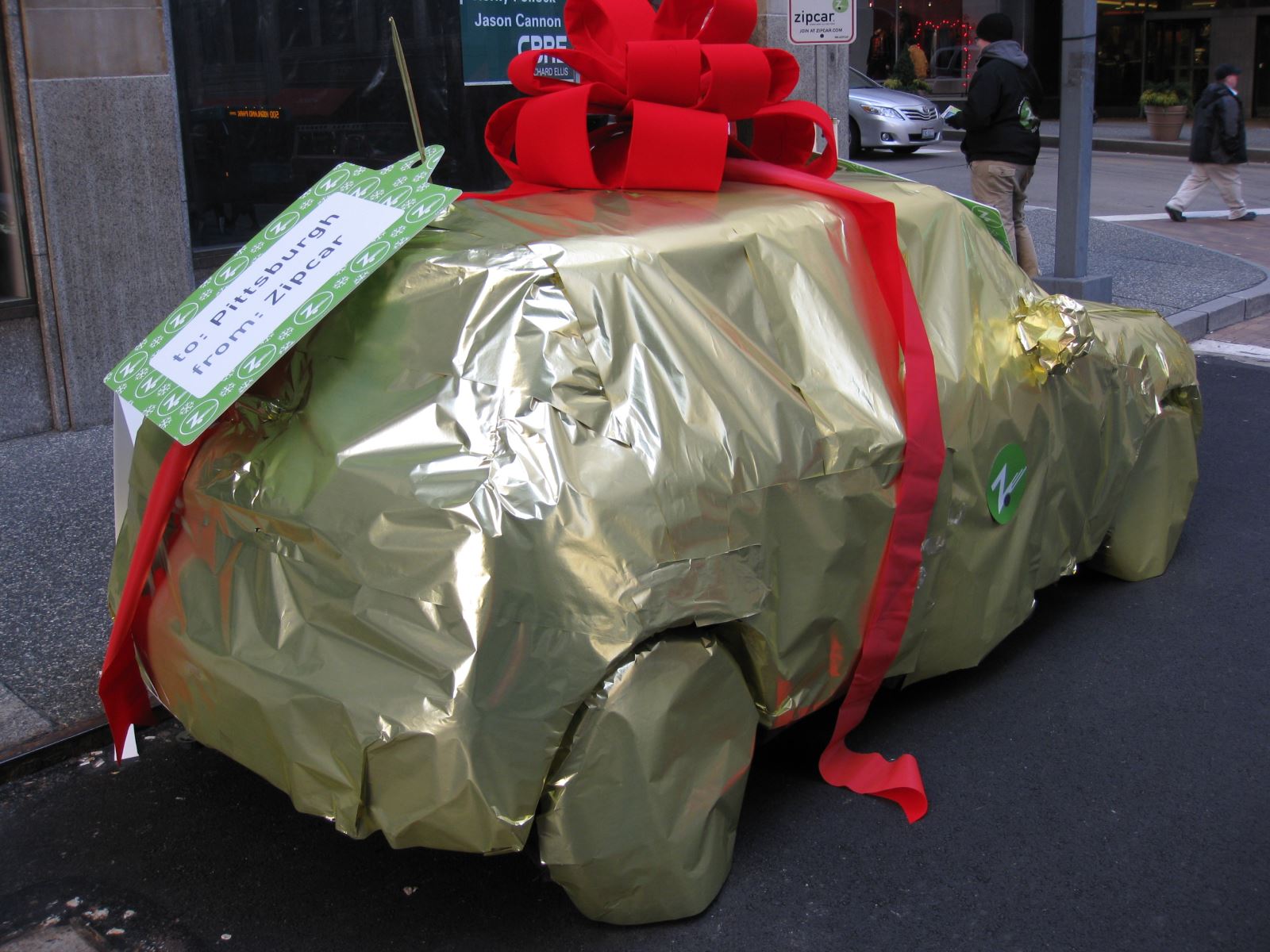 Car in wrap